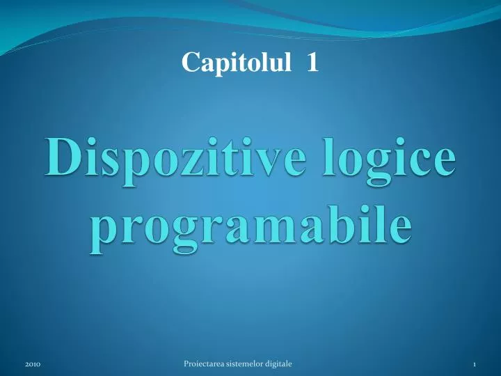 dispozitive logice programabile