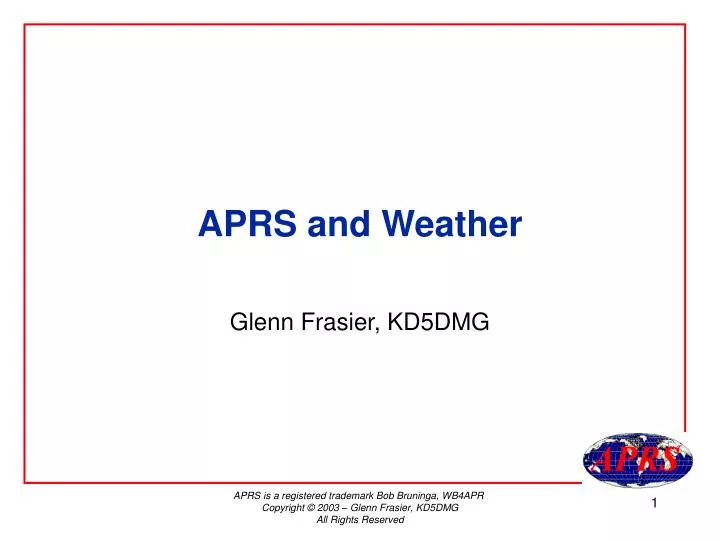 aprs and weather