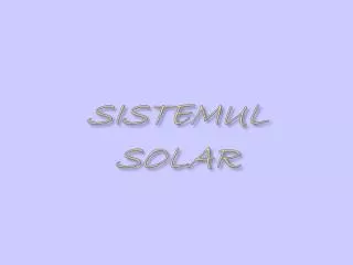 sistemul sola r