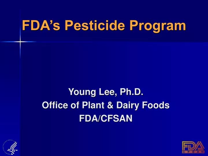 fda s pesticide program