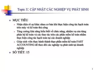 topic 3 c p nh t c c nghi p v ph t sinh