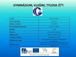 gymn zium vla im tylova 271