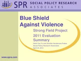 Blue Shield Against Violence