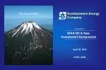Southwestern Energy Company - slide 1