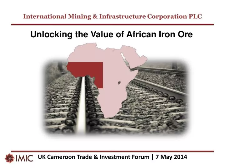 uk cameroon trade investment forum 7 may 2014