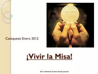 vivir la misa
