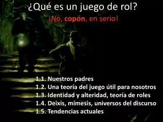 qu es un juego de rol