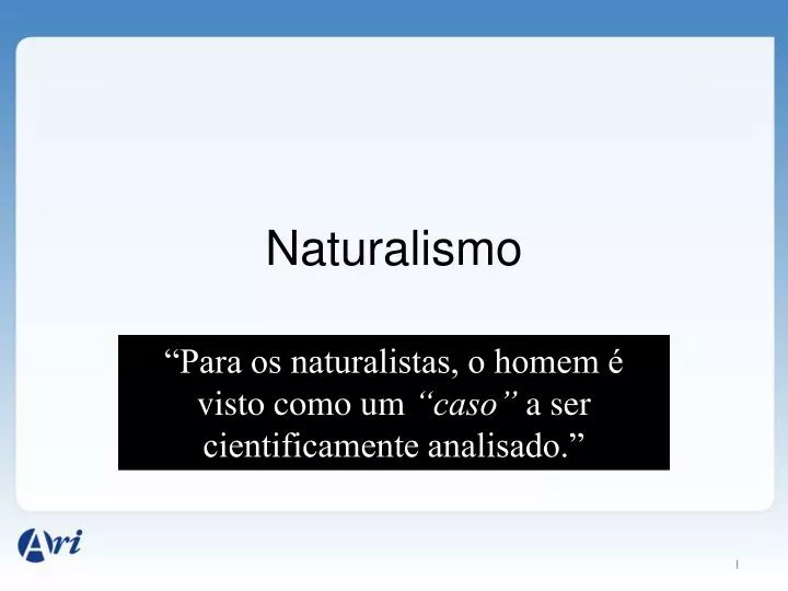 naturalismo