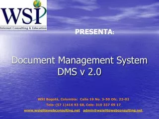 Document Management System DMS v 2.0
