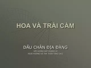 hoa v tr i c m