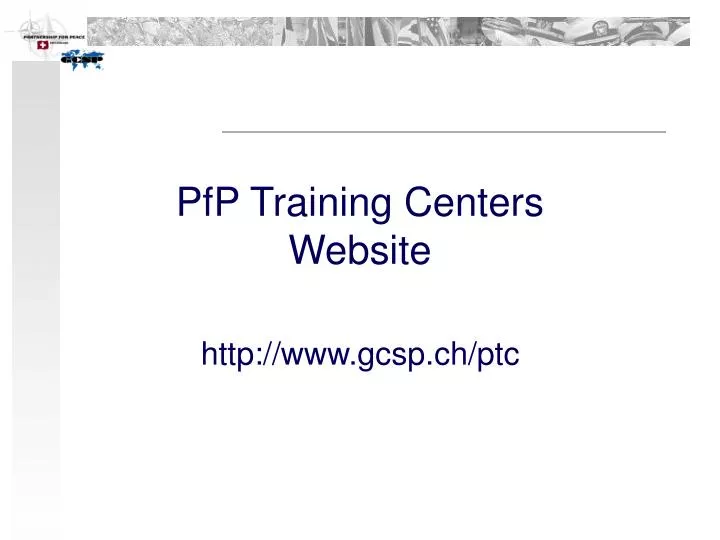 pfp training centers website