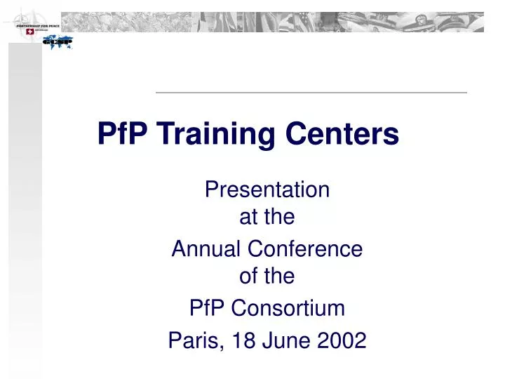 pfp training centers