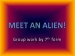 Meet an alien! - slide 1
