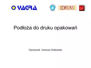 opracowa ireneusz grabowski