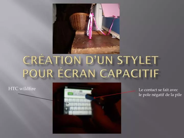 cr ation d un stylet pour cran capacitif