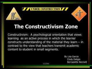 The Constructivism Zone