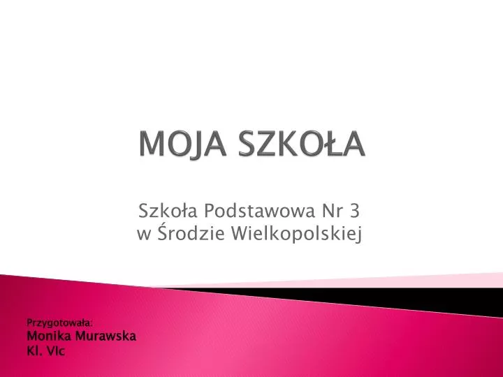 moja szko a