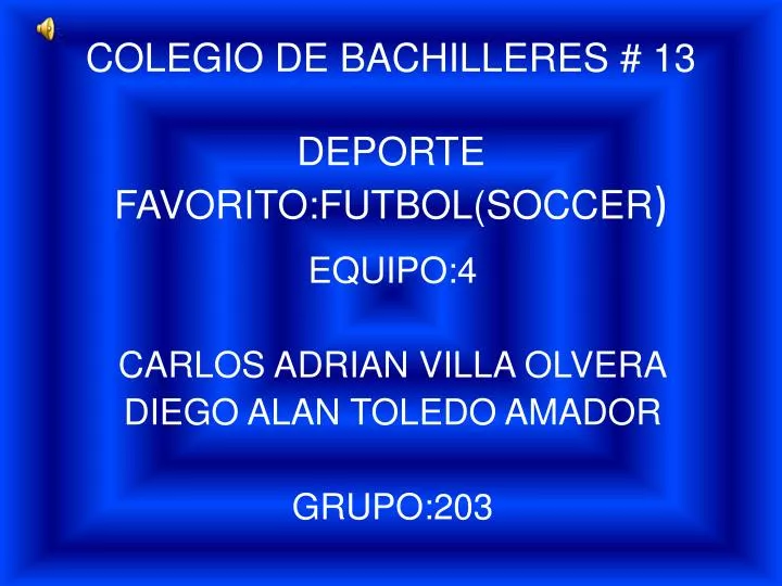 colegio de bachilleres 13 deporte favorito futbol soccer