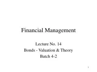 Financial Management