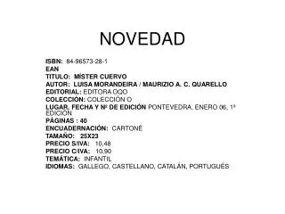 novedad