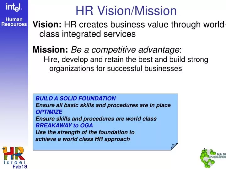 hr vision mission