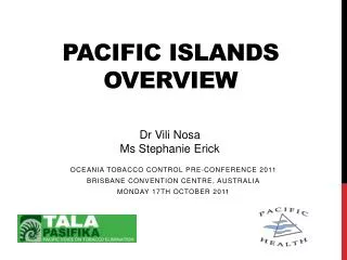 Pacific Islands Overview