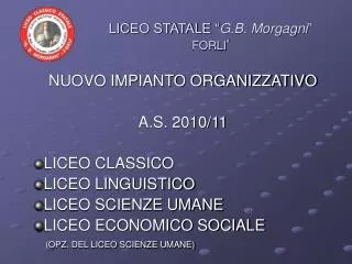 liceo statale g b morgagni forli
