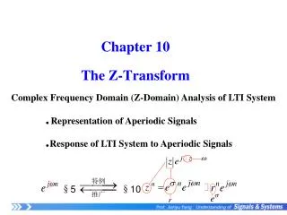 Chapter 10 The Z-Transform