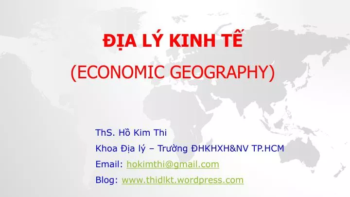 a l kinh t economic geography