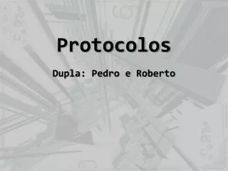 protocolos