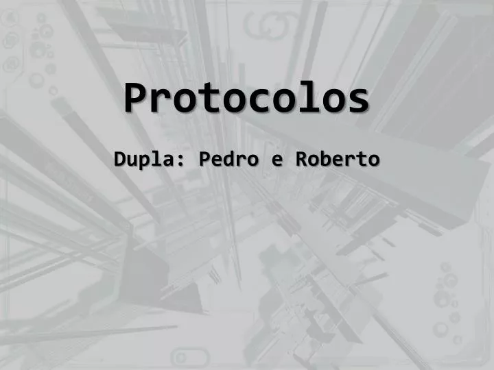 protocolos