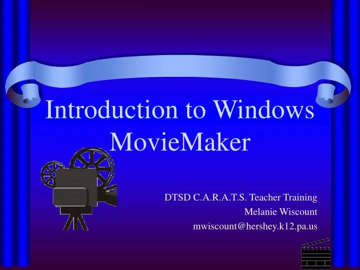 introduction to windows moviemaker