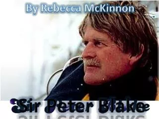 Sir Peter Blake