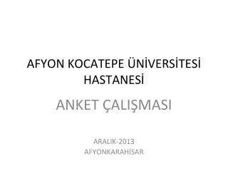 afyon kocatepe n vers tes hastanes