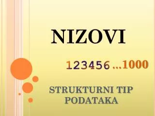 nizovi