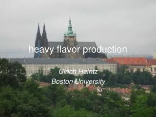 heavy flavor production