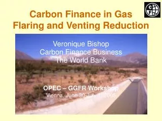 Carbon Finance in Gas Flaring and Venting Reduction