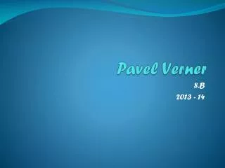 pavel verner