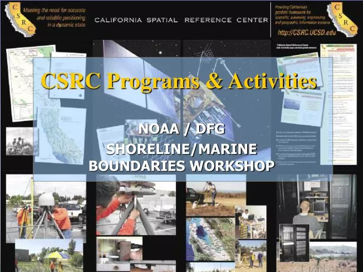 csrc programs activities