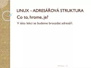 co to hrome je
