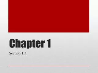 Chapter 1