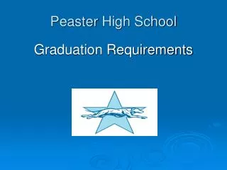 peaster high school