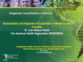 Regional consultation meeting