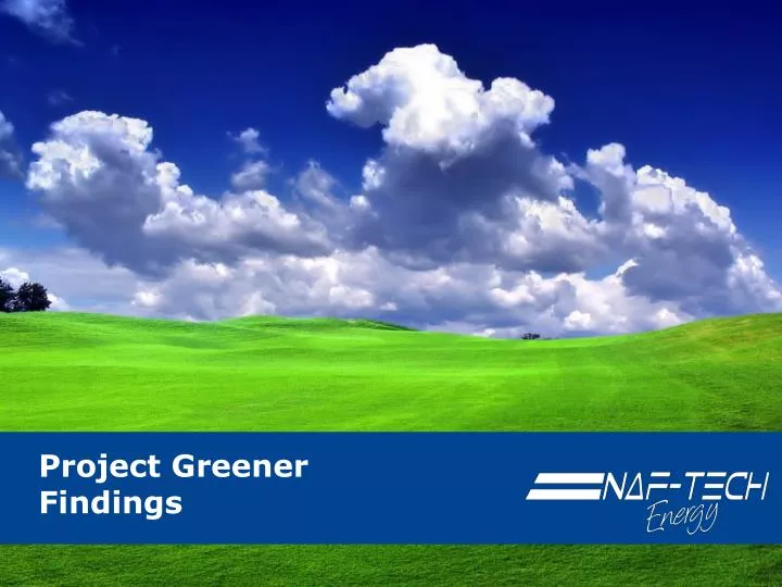 project greener findings