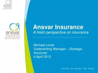 Ansvar Insurance A fresh perspective on insurance