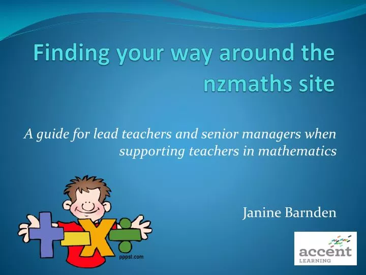 finding your way around the nzmaths site
