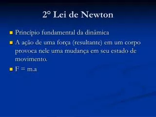 2 lei de newton