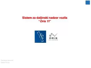 sistem za daljinski nadzor vozila oris 11