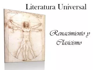 renacimiento y clasicismo