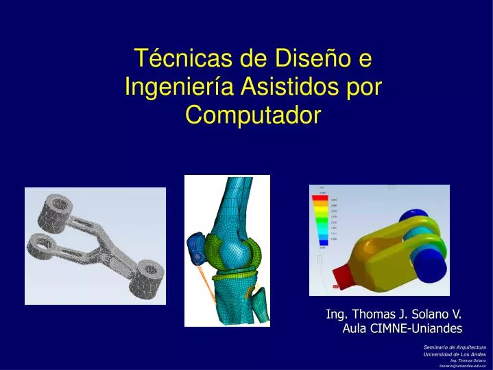 t cnicas de dise o e ingenier a asistidos por computador